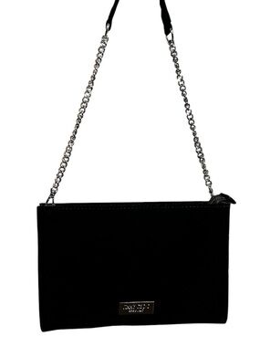 Jimmy Choo Black Velvet Chain-Handle shoulder bag
